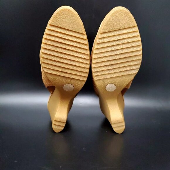 Cole Haan Suede Devon Clog Mules Heels Shoes Women's Size 8.5 - Picture 11 of 12